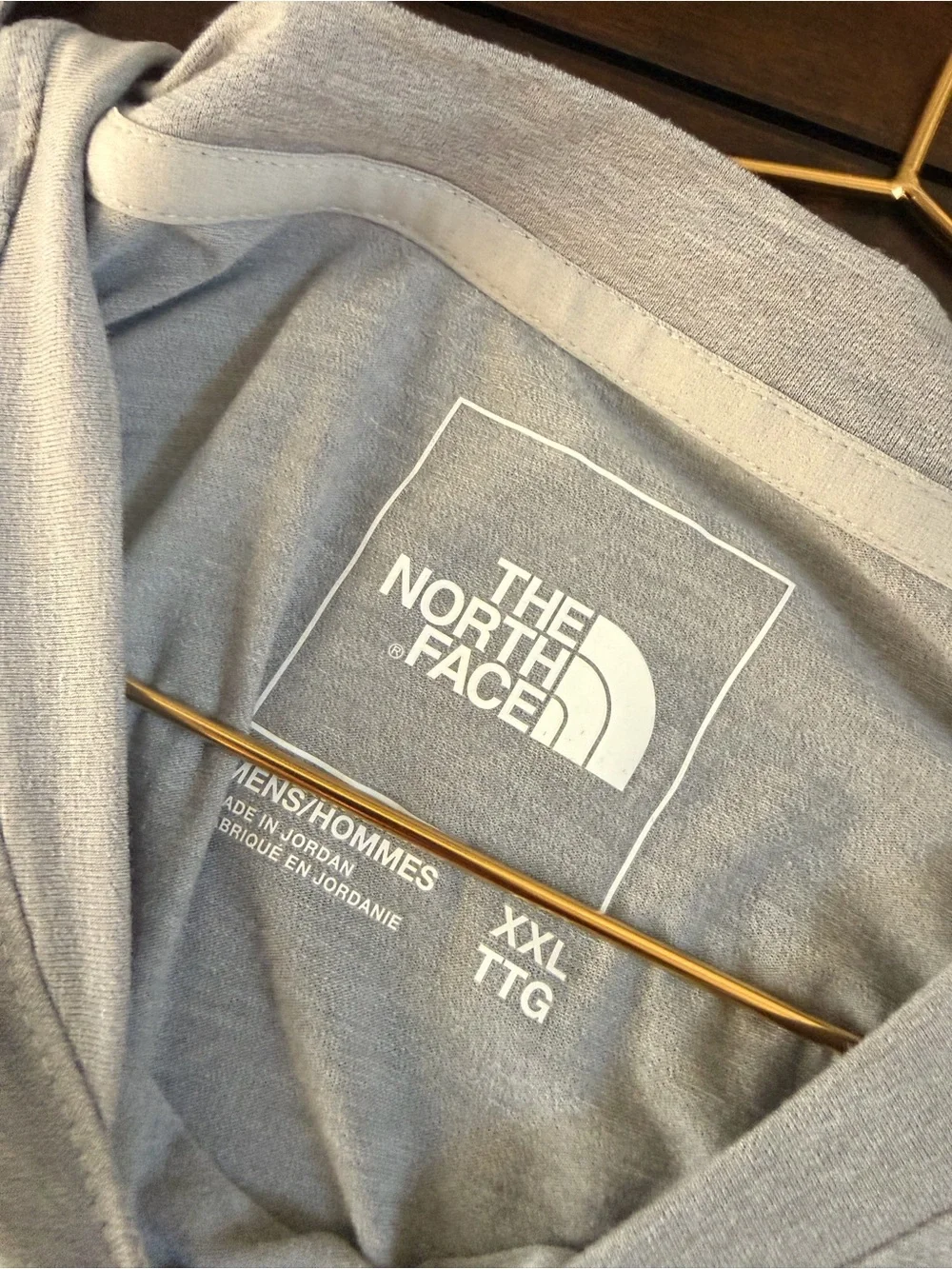 The North Face Men's Long Sleeve Crew - Pale Gray